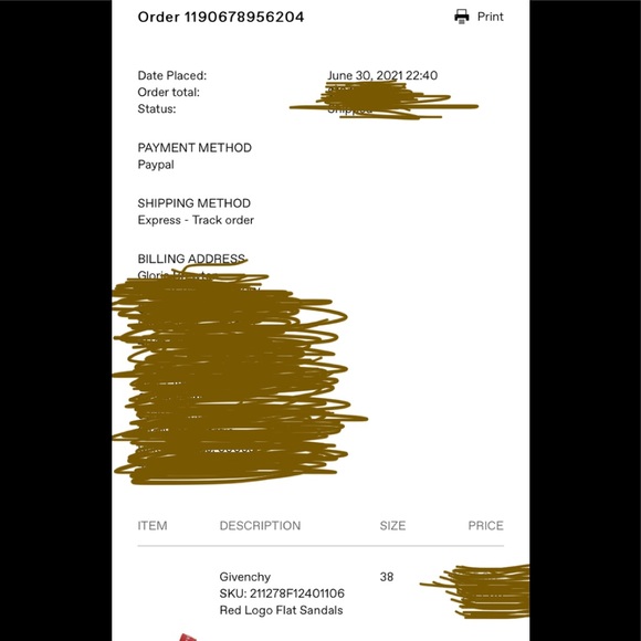 Authentic Givenchy Slides - Picture 12 of 12